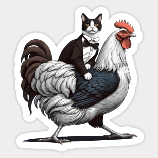 Tuxedo Cat Sticker